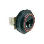 Conn RJ-45 Coupler F/F 8/8 POS IDT ST Panel Mount 1/1 Port Cat 5e Bulk