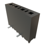Conn Socket Strip SKT 4 POS 2.54mm Solder ST Top Entry SMD Tube