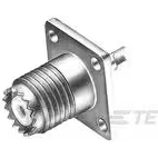 TE Connectivity-5-1814816-1 RF-Steckverbinder Conn UHF 0Hz to 500MHz 50Ohm Solder Cup ST Flange Mount RCP Gold Package