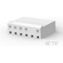 TE Connectivity-644233-6 Connector Discrete Wire Housing Conn Housing RCP 6 POS 3.96mm Crimp ST Cable Mount Natural Package