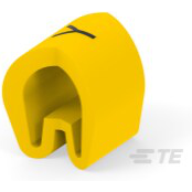 TE Connectivity-EC0907-000 Marcatori dei cavi Cable Markers Pre-Marked Push On Yellow Reel