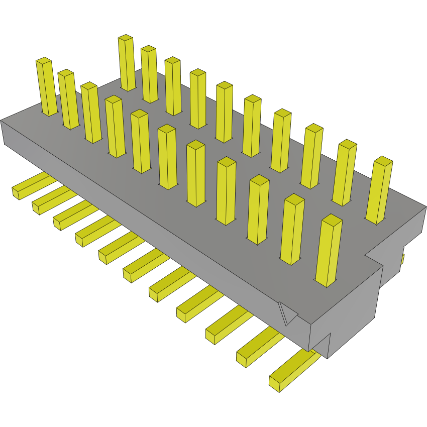 Samtec-BKT-121-02-F-V-TR Steckverbinderleisten und Leiterplattenbuchsen Conn Unshrouded Header HDR 21 POS 1mm Solder ST SMD T/R