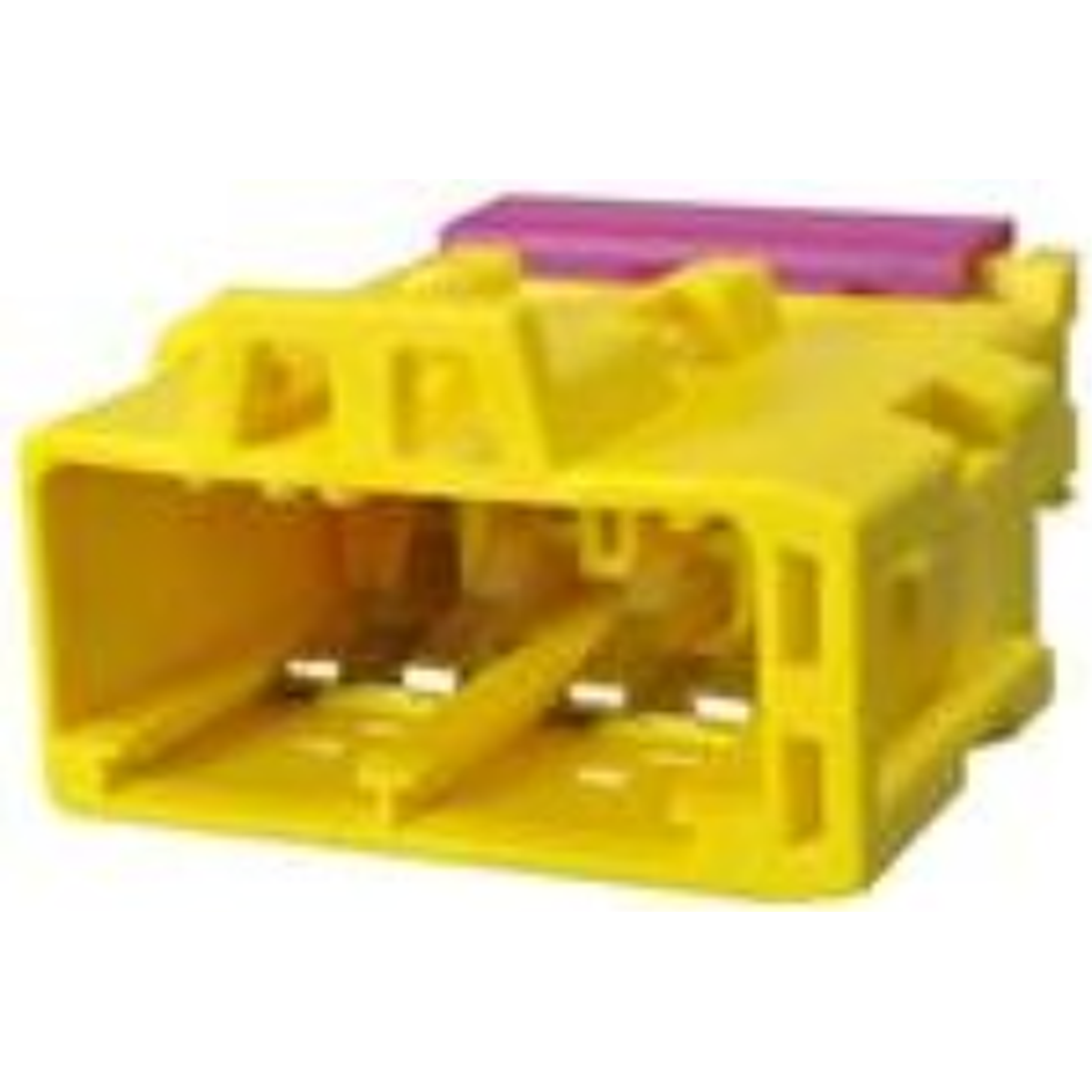 Delphi-33511370 Einzeladersteckverbinder, Gehäuse 4 Way M DCS-2 1.5 Unsealed Connector Yellow