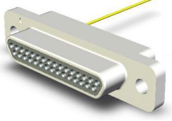 C&K-340107702B MDMA-37S-FO Connettore D-subminiatura Conn Micro-D SKT 37 POS Crimp ST Panel Mount 37 Terminal 1 Port