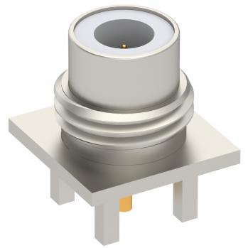 Radiall-1709-7511-000 RF-Steckverbinder Conn Coaxial M 0Hz to 2GHz 75Ohm Solder ST Thru-Hole Gold