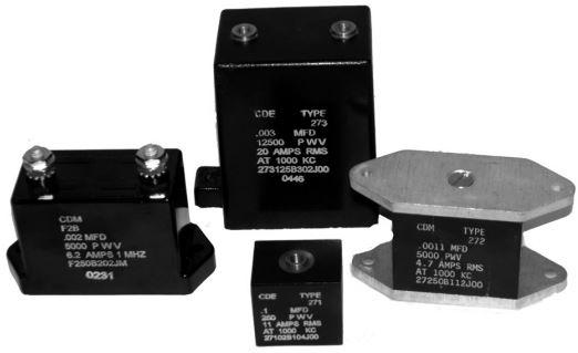 Illinois Capacitor-27130B681JO0 Capacitor Mica Cap Mica 680pF 3000V 5% Screw Metal Rectangular Can 125°C