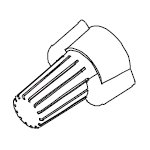 Molex-191600046 Steckverbinderanschlüsse Splice Terminal 8-18AWG Copper Gray 33.3mm Tin Bag