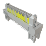 Conn Micro High Speed Terminal Strip HDR 50 POS 0.8mm Solder ST Edge Mount T/R
