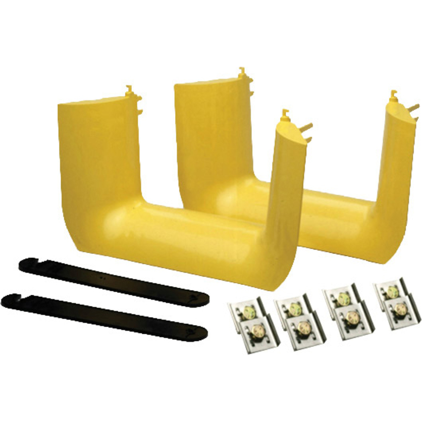 TE Connectivity-1138468 Accessoires de câble Cable Accessories Raceway Thermoplastic Yellow