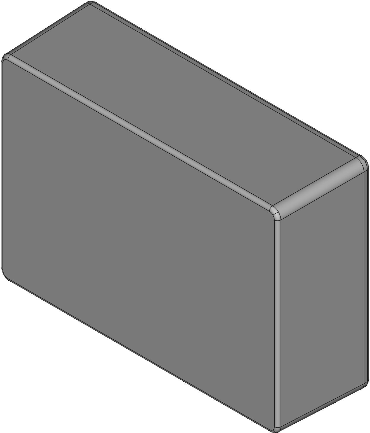 Hammond Manufacturing-1550E  Natural Die Cast Aluminum Wall Mount Watertight Enclosure