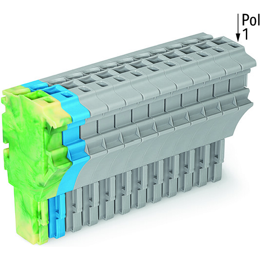 WAGO-2022-112/000-039 Connector Terminal Blocks 1-Conductor Female Plug, 2.5 mm2, 12-pole