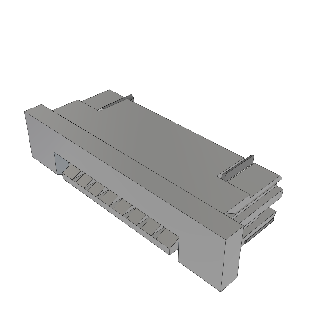 Samtec-ZF1-07-01-TM-WT Steckverbinder, FFC-FPC Conn FFC/FPC Connector SKT 7 POS 1mm Solder RA SMD Tube