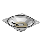 Speakers Alnico 500Hz 0.5W 80dBA 8Ohm Square Solder Eyelet