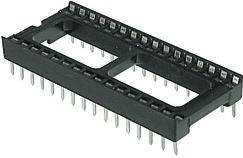 Assmann WSW components, Inc-A 24-LC/7-T Prise de raccordement Conn DIP Socket SKT 24 POS 2.54mm Solder ST Thru-Hole Tube