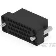 TE Connectivity-213524-8 矩形连接器 Conn Rectangular SKT 34 POS 3.81mm Solder ST Thru-Hole Carton