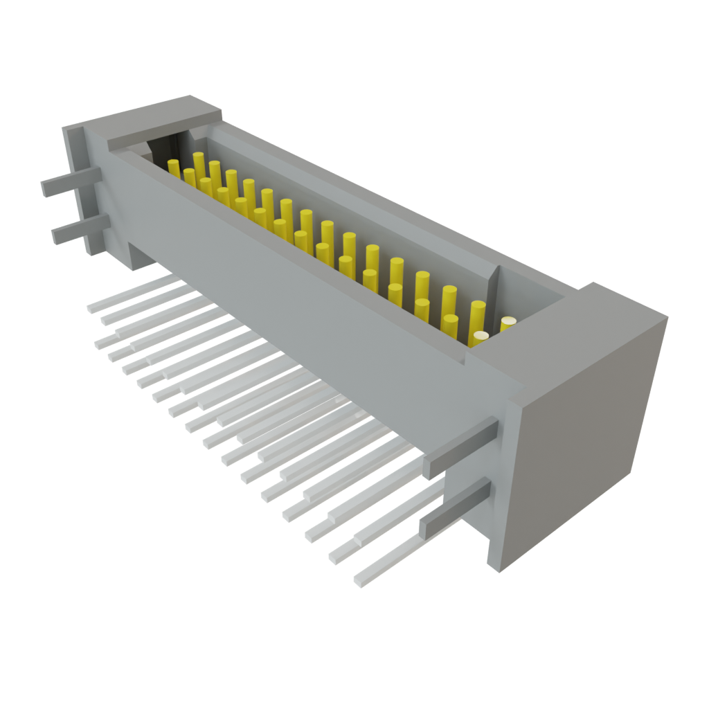 Samtec-TFM-115-01-S-D-RE1 Piastre connettori e prese PCB Conn Shrouded Header (4 Sides) HDR 30 POS 1.27mm Solder RA Side Entry Thru-Hole TIGER EYE™ Tube