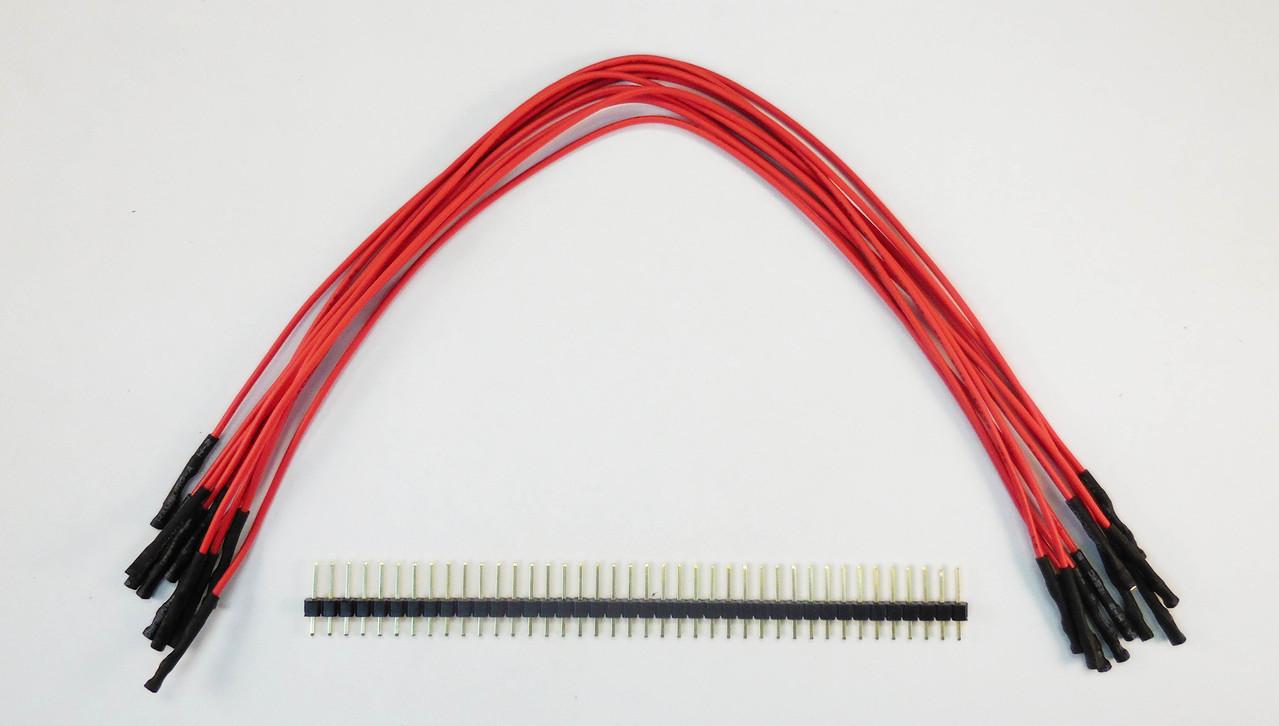 SchmartBoard-920-0186-01 Komponentensätze 10 9" Red Female Jumpers and 40 Headers