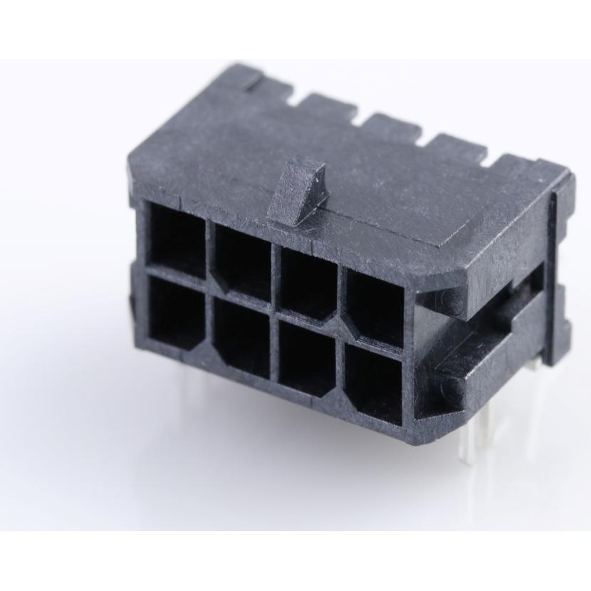 Molex-43045-0808 Steckverbinderleisten und Leiterplattenbuchsen Conn Wire to Board HDR 8 POS 3mm Solder RA Side Entry SMD Micro-Fit 3.0 T/R