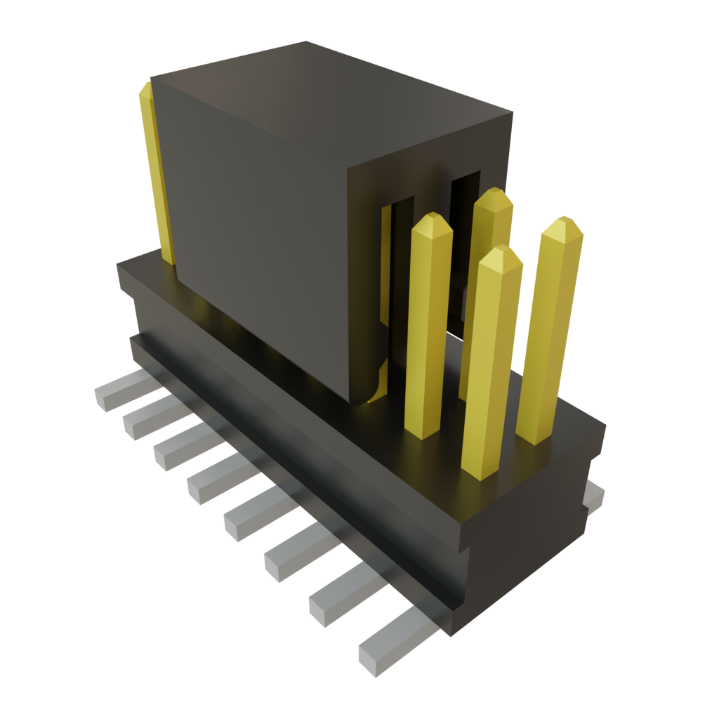 Samtec-FTSH-108-04-L-DV-P Steckverbinderleisten und Leiterplattenbuchsen Conn Unshrouded Header HDR 16 POS 1.27mm Solder ST Top Entry SMD TIGER CLAW™ Tube