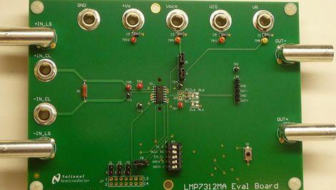 Texas Instruments-LMP7312MAEVAL/NOPB Cartes et kits de développement de circuit intégré d'amplificateur LMP7312 Amplifier Evaluation Board