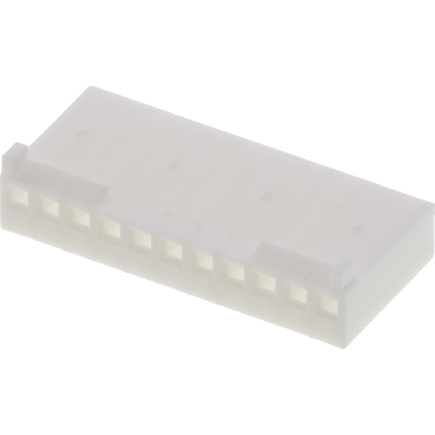 Molex-22013117 Carcaza de cables discretos de conector Conn Housing F 11 POS 2.54mm Crimp ST Cable Mount White KK® Bag