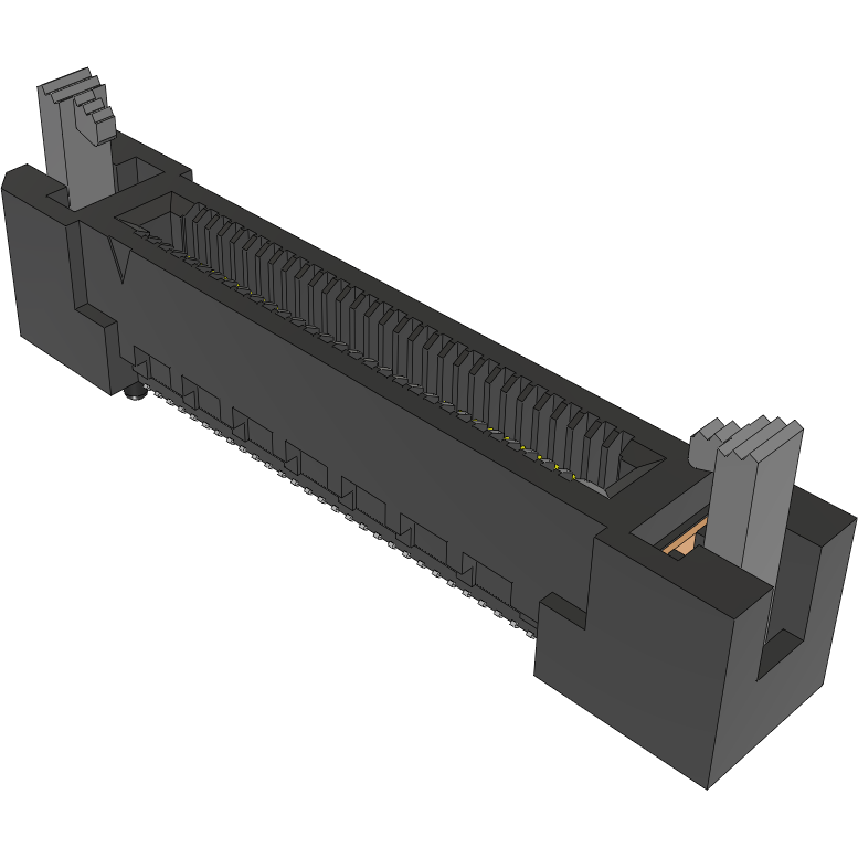 Samtec-HSEC8-130-01-SM-DV-A-BL Raccordement de bord de carte Conn Card Edge SKT 60 POS 0.8mm Solder ST SMD EDGE RATE™ Tray