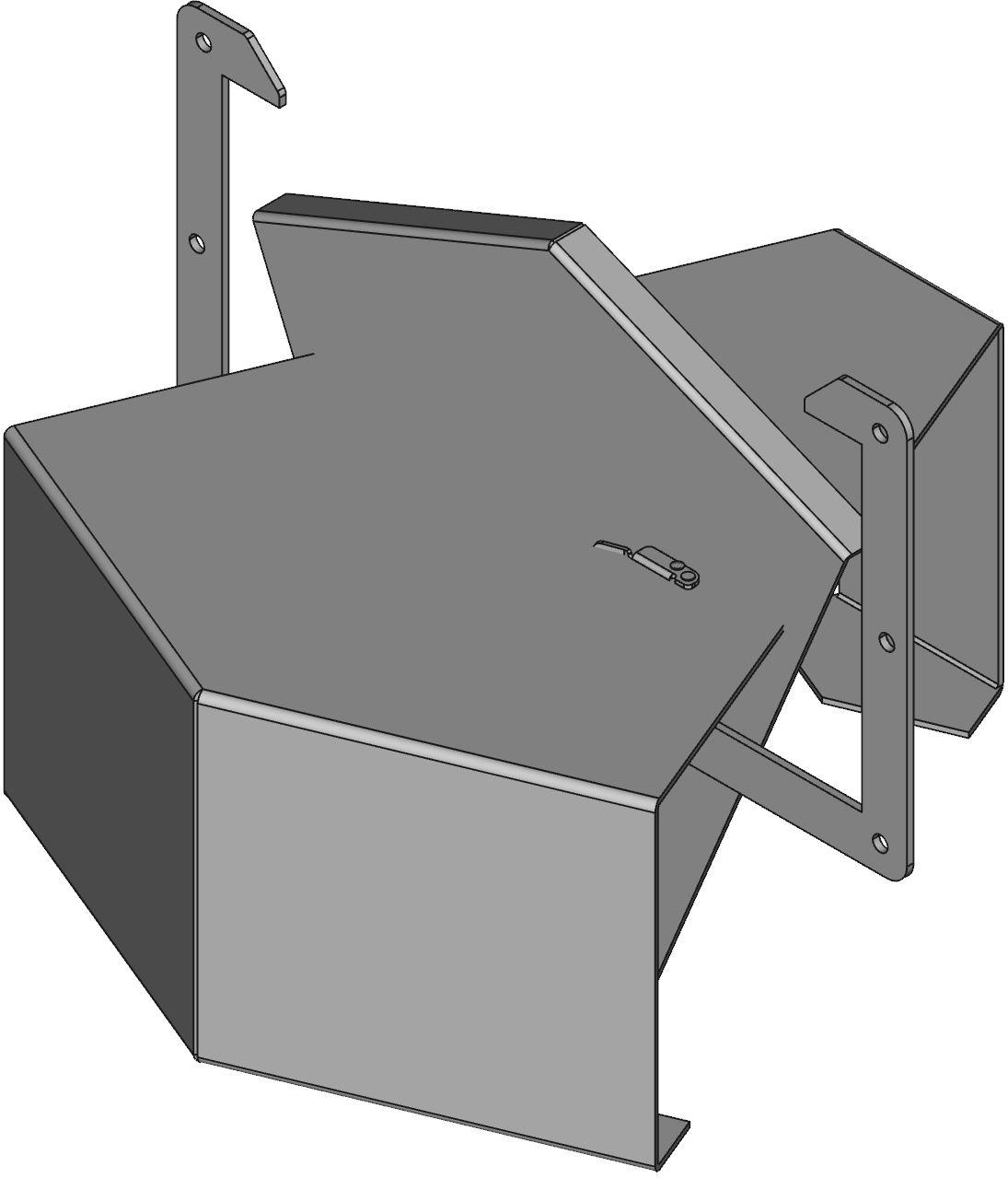 Hammond Manufacturing-1485F4N Verdrahtungskanäle Wireway Solid Wall Rectangular Steel Gray