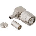 Conn TNC 0Hz to 11GHz 50Ohm Crimp RA Cable Mount PL Gold