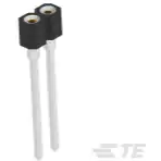 TE Connectivity-2485256-1 Steckverbinder, Buchsen SIP Socket 2P Au flash