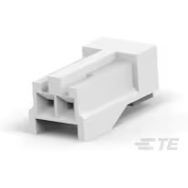 TE Connectivity-171822-2 Einzeladersteckverbinder, Gehäuse Conn Housing RCP 2 POS 2.5mm Crimp ST Cable Mount Natural Bag