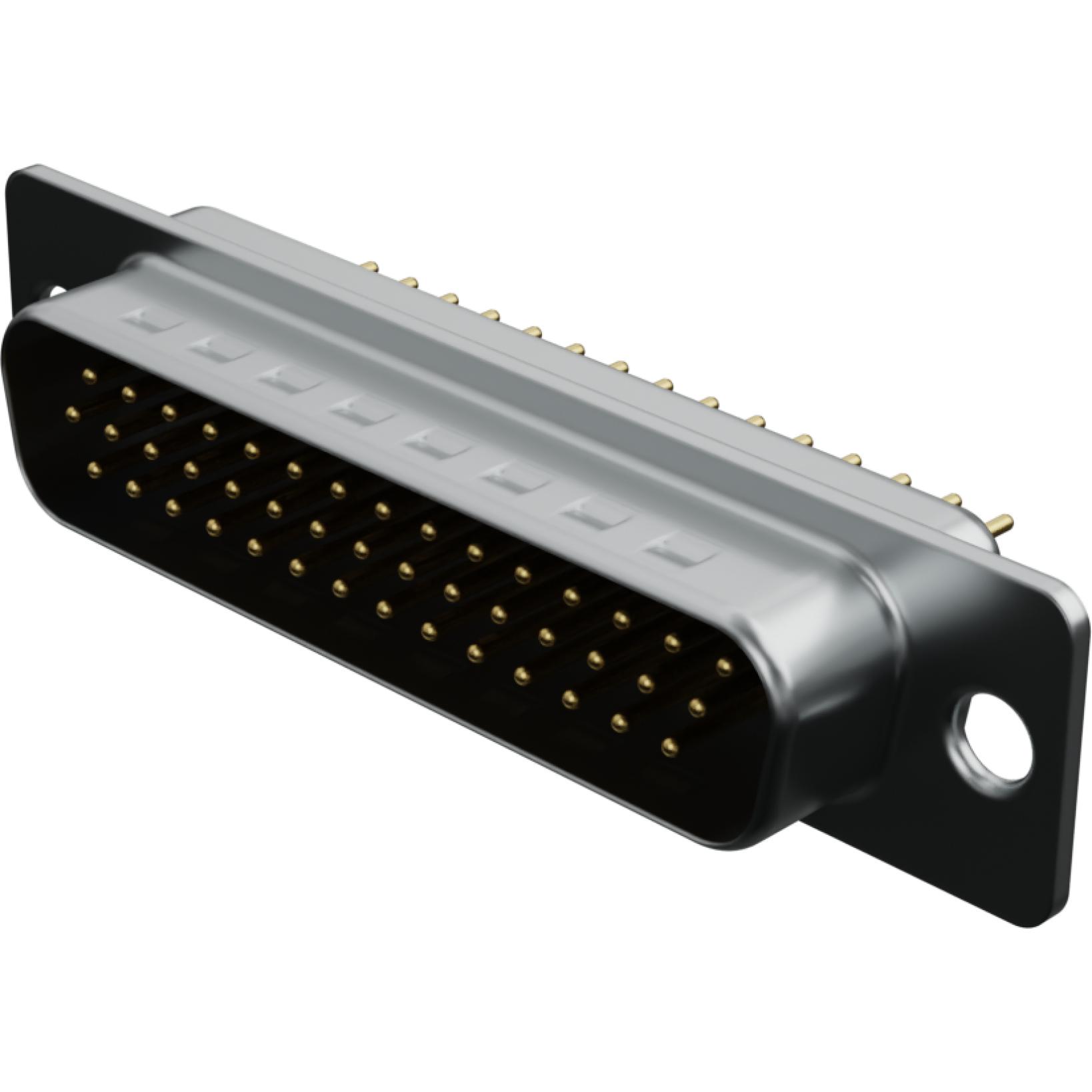 Molex-1731130080 D-超小型连接器 Conn D-Sub M 44 POS 1.98mm Solder ST Thru-Hole 44 Terminal 1 Port Tray