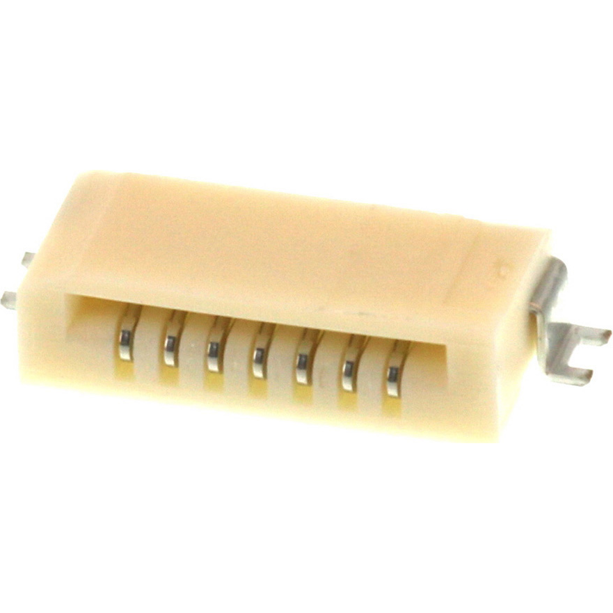 Molex-0528520770 FFC-FPC 连接器 Conn FFC Connector SKT 7 POS 1mm Solder RA SMD Easy-On™ T/R