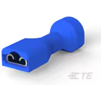 TE Connectivity-3-520150-2 连接器端子 Quick Disconnect Terminal 14-16AWG Brass Blue F 8.53mm Tin Reel/Strip