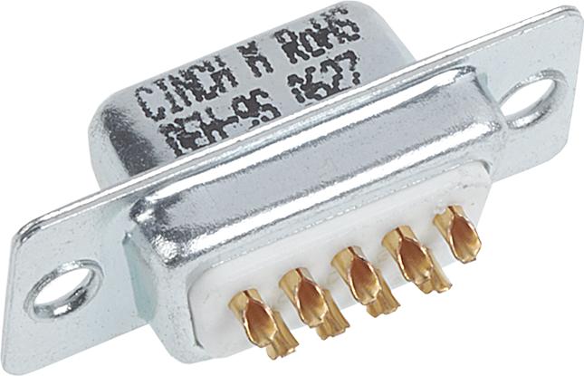 Cinch Connectivity Solutions-DBH-25P Raccordement D ultra-miniaturisé Conn D-Sub PIN 25 POS Solder Cup ST Panel Mount 25 Terminal 1 Port