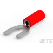 TE Connectivity-52951-1 Steckverbinderanschlüsse Spring Spade Terminal 16-22AWG Brass Red 23.37mm Tin T/R