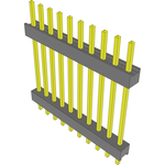 Conn Board Stacker HDR 10 POS 2.54mm Solder ST Top Entry Thru-Hole Bulk