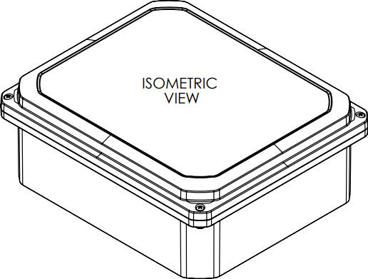 Bud Industries-DPS-28725-C Kästen, Gehäuse und Gestelle Heavy Duty NEMA 6P/IP68 Screw Cover PC Enclosure