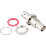 Conn BNC Adapter 0Hz to 4GHz 50Ohm ST Panel Mount RCP/RCP Gold