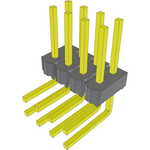 Conn Unshrouded Header HDR 8 POS 2.54mm Solder RA Side Entry Thru-Hole Bulk