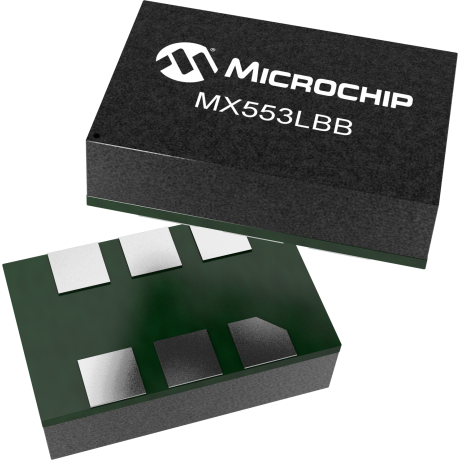 Microchip Technology-MX553LBB148M500 Oscilador de cristal SMD Oscillator XO 148.5MHz ±50ppm LVDS 55% 2.5V/3.3V 6-Pin LGA SMD Tube