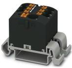 PHOENIX CONTACT-PTFIX 6/6X2.5-NS35A BK Steckverbinder, Klemmenblöcke Conn Distribution Terminal Block 7 POS Push-In T DIN Rail 24A