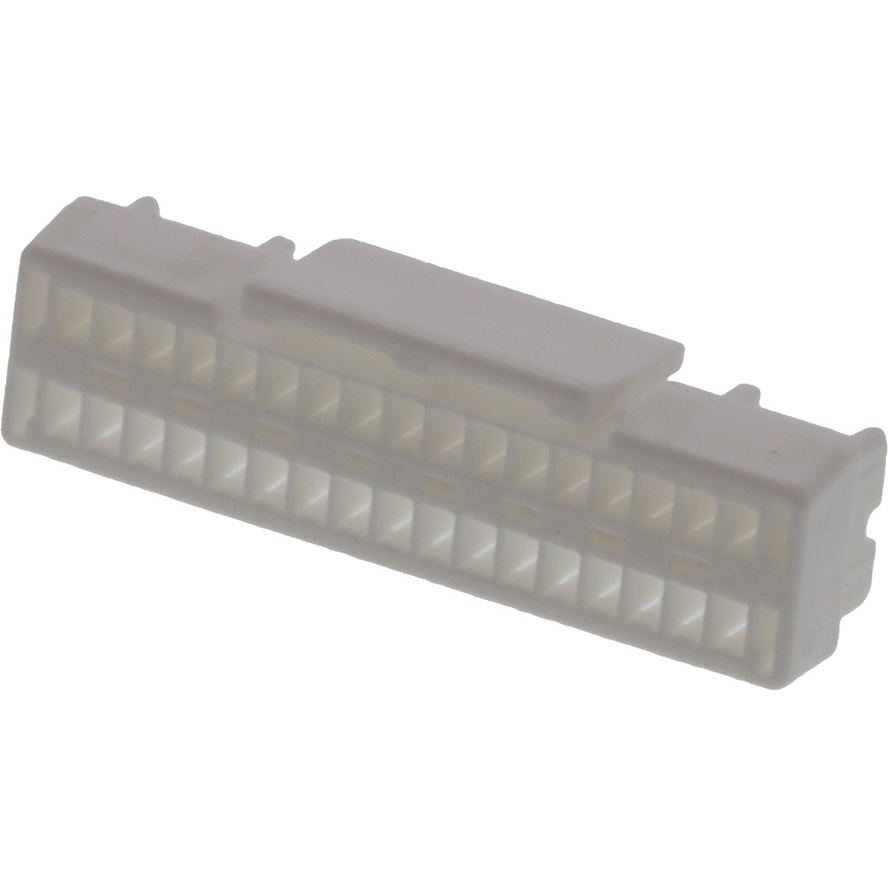 Molex-5041863400 Einzeladersteckverbinder, Gehäuse Conn Housing F 34 POS 1.25mm Crimp ST Cable Mount White Micro-Lock™ Tray