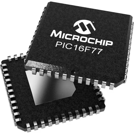 Microchip Technology-PIC16F77-I/L Microcontrollers - MCUs MCU 8-bit PIC RISC 14KB Flash 5V 44-Pin PLCC Tube