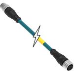 Cable Assembly Assembled Circular 1m 24AWG M12 Circular to RJ-45 4 to 8 POS F-M Micro-Change (M12)