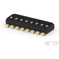 TE Connectivity-6-2319848-0 Commutateur DIP Switch DIP OFF ON SPST 8 Recessed Slide 0.025A 24VDC J-Lead 2000Cycles 2.54mm SMD T/R
