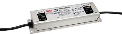 Mean Well Enterprises-ELG-150-C1050 Suministros de energía LED AC/DC LED Power Supply 150.15W Single 6-Pin
