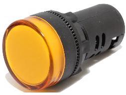 Mallory Sonalert Products-FL1P-22NA-1-Y12V Panel Mount Indicators LED Panel Mount Indicator Uni-Color Yellow 1500mcd Bulk