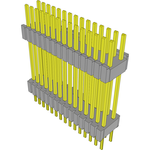 Conn Board Stacker HDR 30 POS 1.27mm Solder ST Thru-Hole Tube