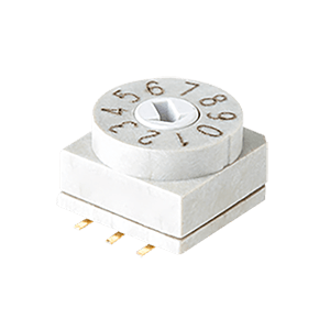 Same Sky (formerly CUI Devices)-RDS1-10S-1065-SMT-TR-67 Switch DIP Switch DIP N.O./N.C. SP10T 10 Recessed Slotted 0.15A 42VDC Gull Wing 2.54mm SMD T/R