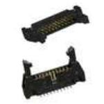 Conn Ejector Header HDR 10 POS 2.54mm Solder ST Top Entry Thru-Hole Box